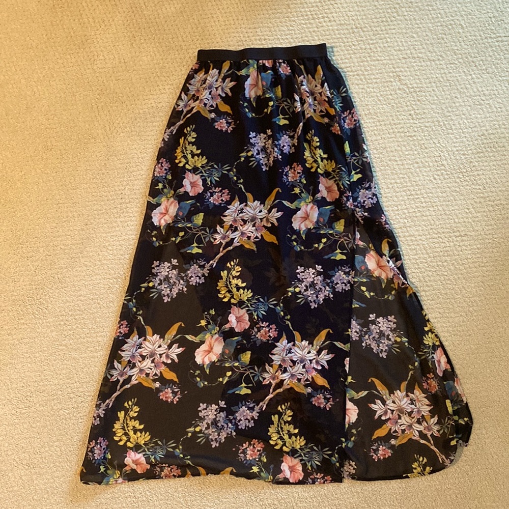 H&M Floral Maxi Skirt